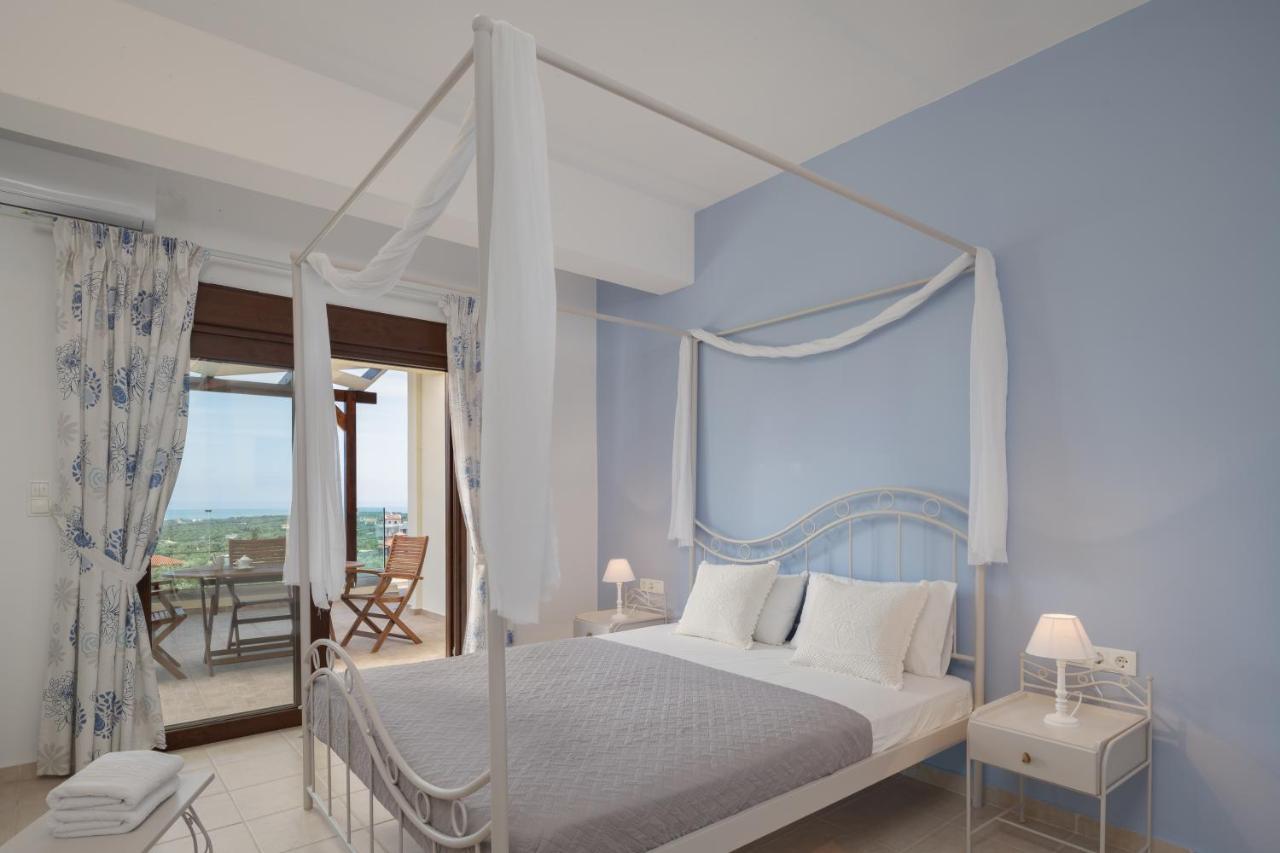 Family Villa Rousa In Rethymno With Pool, Bbq And Kids Area Loutra  Exterior photo