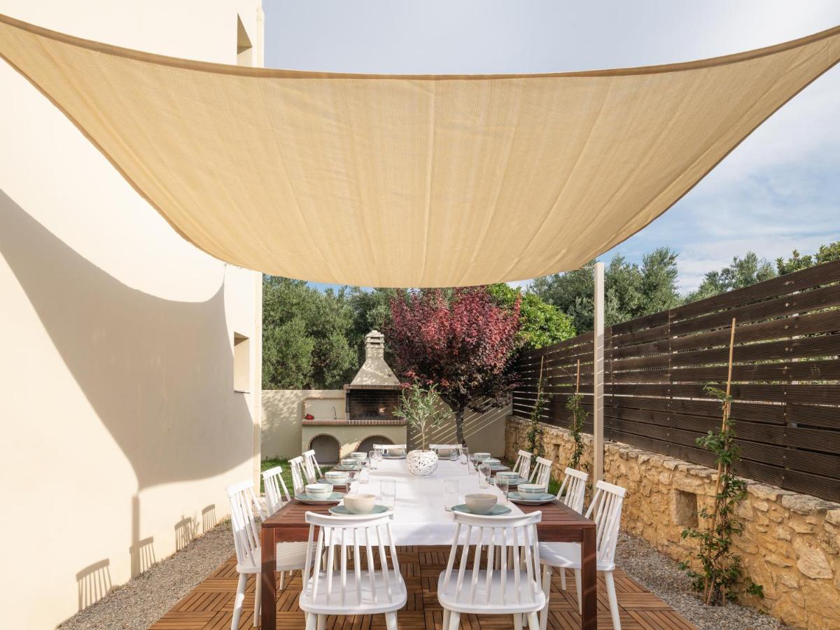 Family Villa Rousa In Rethymno With Pool, Bbq And Kids Area Loutra  Exterior photo